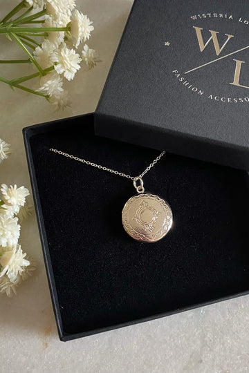 Wisteria London Martha Silver Filigree Locket Wisteria London